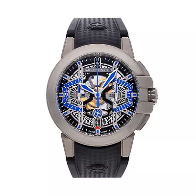 Harry Winston Project Z9 Chronograph Limited Auto Zalium Men Watch OCEACH44ZZ004 • $13450