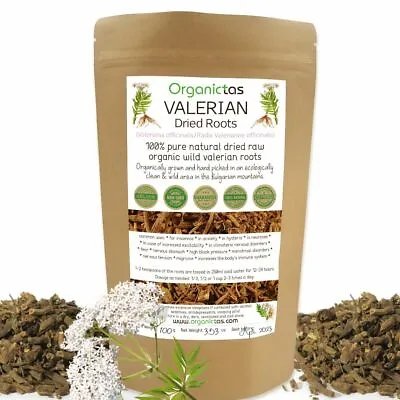 VALERIAN ROOT Medicinal Herbal Tea 100% Natural Insomnia Anxiety 100g/3.5oz • £10.79