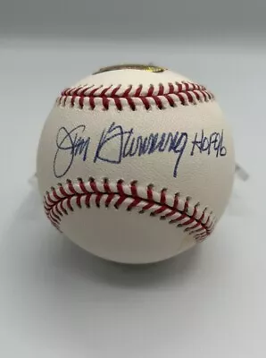 Jim Bunning Signed Baseball Authentic Auto Autograph W CSC Sticker & DCI COA • $0.99