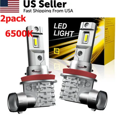 H11 H8 H9 LED Headlight Kit High Low/Beam Bulb Super Bright 6500K White 360000LM • $14.99