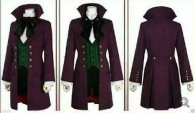 Black Butler Purple Full Set Uniform Alois Trancy Cosplay Costume MOON • $59.10