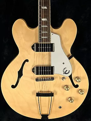 Epiphone Casino Natural Used 2022 Maple Body Laurel Fingerboard W/Gig Case • $620.99