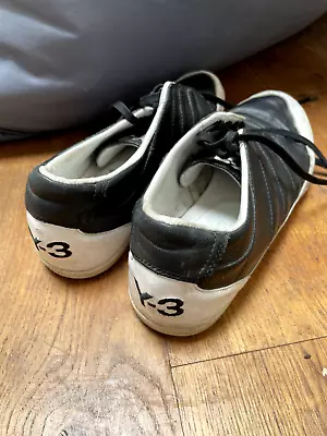 Adidas Y-3 Trainers Black UK Size 9 Used  Sports Shoe • £20