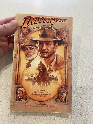 Indiana Jones And The Last Crusade - Rob Macgregor Vintage PB 1989 • $10