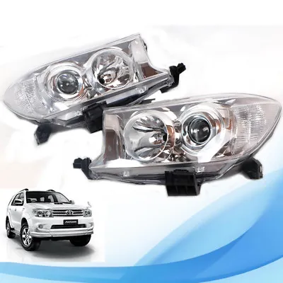 $429.99 • Buy Fit 2009-2012 Toyota Hilux Fortuner Headlight Assembly LH+RH Side Pair