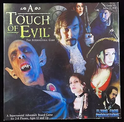 A Touch Of Evil Supernatural Board Game COMPLETE W/ Soundtrack 2008 Flying Frog • $49.95