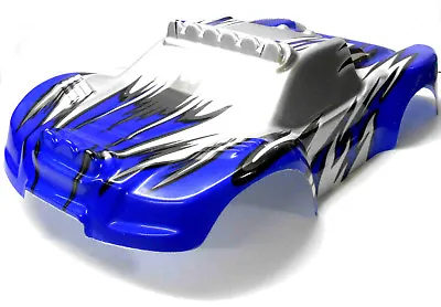 £22.99 • Buy 17096 RC 1/10 Scale Monster Truck Truggy Body Shell Cover Blue V2 Short Course