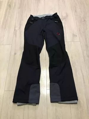 Womens Mammut Nimb  Black Pants Trousers Softech Size M Eu-38 Uk-12 Rrp £170 • £59