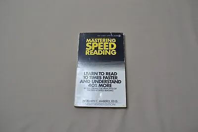$4.98 • Buy Mastering Speed Reading, Vintage, Paperback, 1973, Signet, Norman C. Maberly 