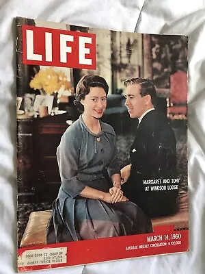 $5 • Buy   Life Magazine - March 14 1960 Princess Margaret / Elvis Leaves Germany