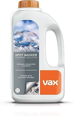 £13.54 • Buy Vax Spot Washer Cleaning Solution For Rugs, Upholstery & Carpets SpotWash 1L