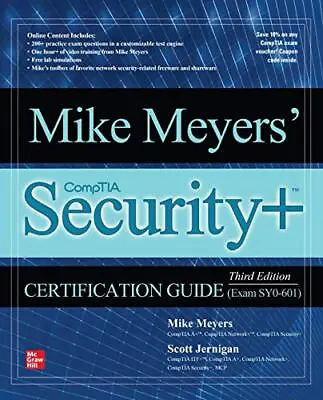 £9.80 • Buy Mike Meyers CompTIA Security Certification Guide Third Edition (Exam SY0-601) By