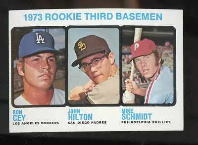 1973 Topps #615 Rookie 3rd Basemen W/ Mike Schmidt RC HOF • $102.51