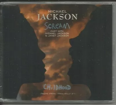 MICHAEL JACKSON & JANET Scream 2 MIXES & EDIT PICTURE DISC CD Single SEALED • $34.99