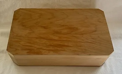 $10 • Buy Wooden Box Unfinished 11.75 X 6.75 X 3.25