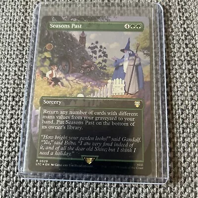 Seasons Past (SILVER BORDERLESS FOIL) - Lord Of The Rings (MTG) • £10