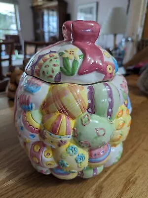 Easter Egg Cookie Jar Made In China • $15