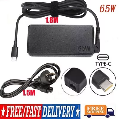 65W USB-C Type-C Adapter Laptop Charger For Lenovo ThinkPad Acer Dell HP ASUS • $25.99