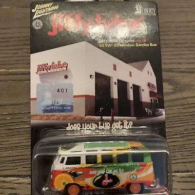 Johnny Lightning Jiffy Lube Special Edition 1966 VW 23 Window Samba Bus NEW • $11.99