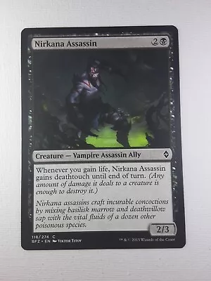 MTG Magic The Gathering:  Nirkana Assassin | Battle For Zendikar | 118 | HM • $1.15