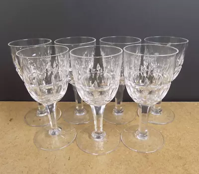 $39.99 • Buy 7 Stuart Crystal Clifton Park Sherry Glasses 4.25  Tall England