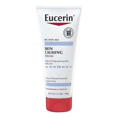 Eucerin Skin Calming Creme Dry Itchy Skin Fragrance Free 14 Oz (396 G) • $36.99
