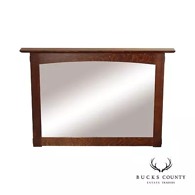 Stickley Mission Collection Oak Wall Mirror • $995