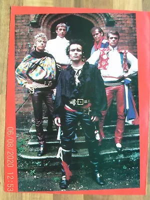 ADAM AND THE ANTS  - ADAM ANT - Early Colour  - POSTER ADVERT 1980s Original • £2.99