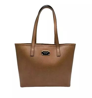 MICHAEL KORS Jet Set Travel Tote Cognac Brown Shoulder Handbag  Pre-owned  • $68.99