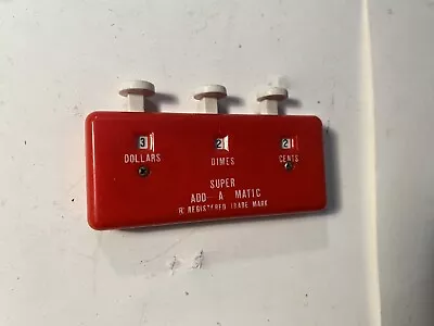 Vintage  3 1/2  Add A Matic Supermarket Price Calculator Adder • $16.99