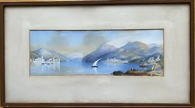 Original Watercolour. Lake Como By  Charles Rowbotham • £125