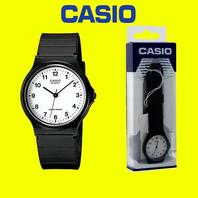 Casio Classic Mens Ladies Casual Style Black Wrist Watch MQ24-7BLL • £9.99