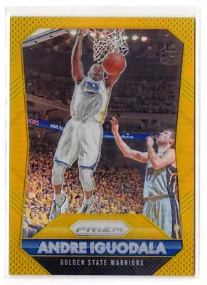 2015-16 Panini Prizm Gold Andre Iguodala /10 • $88