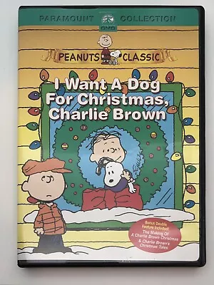 Peanuts: I Want A Dog For Christmas Charlie Brown DVD Movie • $9.99
