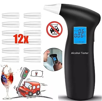 Digital Alcohol Breathalyser Personal Breath Breathtester LCD Alcohol Tester AU • $18.49