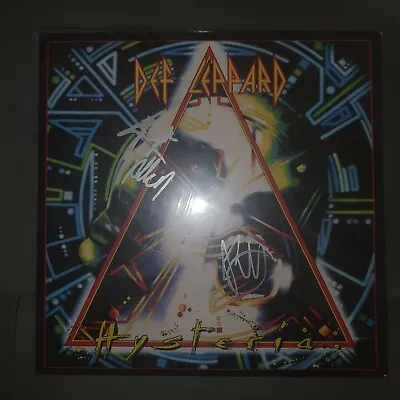 Def Leppard Hysteria Signed Autographed Vinyl • $345