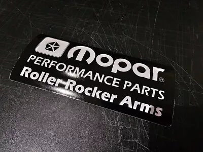 Mopar Performance Parts Roller Rocker Arms Sticker Decal Hemi 5.7 6.2 6.4 • $3