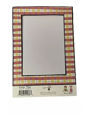 EASTER PLAID Die-Cut “Frame Ups” Frame(5”x6-1/4”)By My Minds Eye•Holiday•Pastel • $2.79