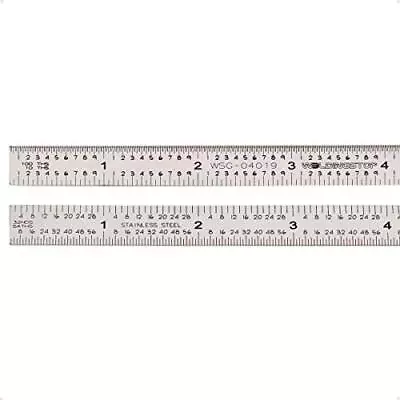 6 In Machinist Ruler Scale 5R 10ths 1/100 1/32 1/64 Graduation Flexible Decim... • $21.96