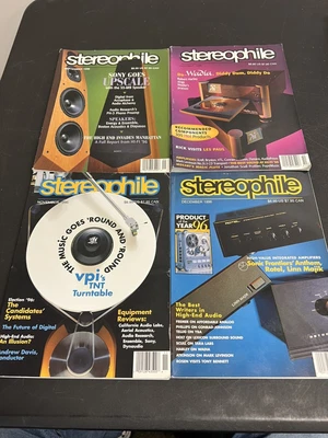 $17.99 • Buy Stereophile Magazines Lot Of 4 From 1996 - September, October, November, Dec