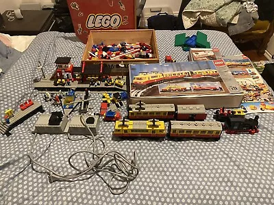 Vintage Lego 80’s Sets Including Set 7740 Electric Train Set • $1000