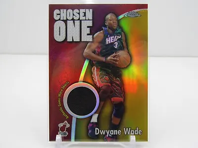 Dwyane Wade 2005-06 Topps Chrome Game-worn Shorts Patch Refractor #99/99!! • $74