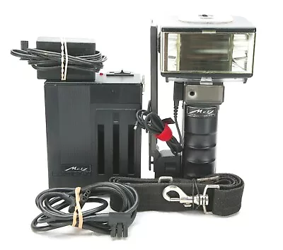 Metz 60 CT-4 Complete Kit W/Batt. Holder Charger Cord Bracket & Sync. Tested. • $149.99