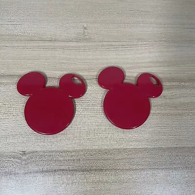 Disneyland Ballon Weight Mickey Mouse Disney Resort Red Lot Of 2 • £6.74