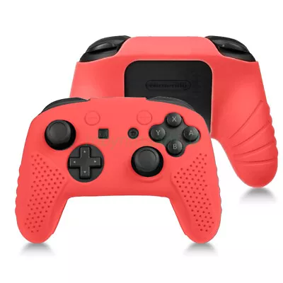 Silicon Gamepad Case Grips Cover Skin For Nintendo Switch PRO Controller • $21.61