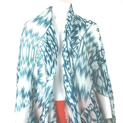 Michael Stars ZUL Brushed Batik Scarf Cape Duster Swim Cover-up Shrug NWT $58  • $22.46