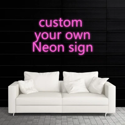 $390 • Buy Custom Neon Sign LED Neon Light For Bar Wall Home Decor As Your Own Neon Sign
