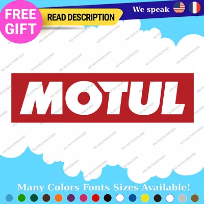 Fits Motul Decals Stickers Vinyl Oil Lubrificant Inside Tuning Race JDM Low Ride • $7.77