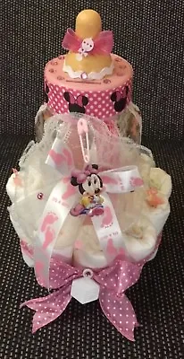 It’s A Girl Minnie Mouse Baby Shower Giant Baby Bottle Centerpiece Deco🍼🎀 • $14.99