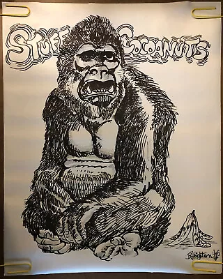 Original Vintage Poster Stuff Cocoanuts Gorilla Ape Monkey Animals Pin Up 1975 • $95.95